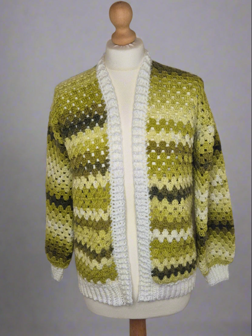 Granny Stitch Stripe Cardi